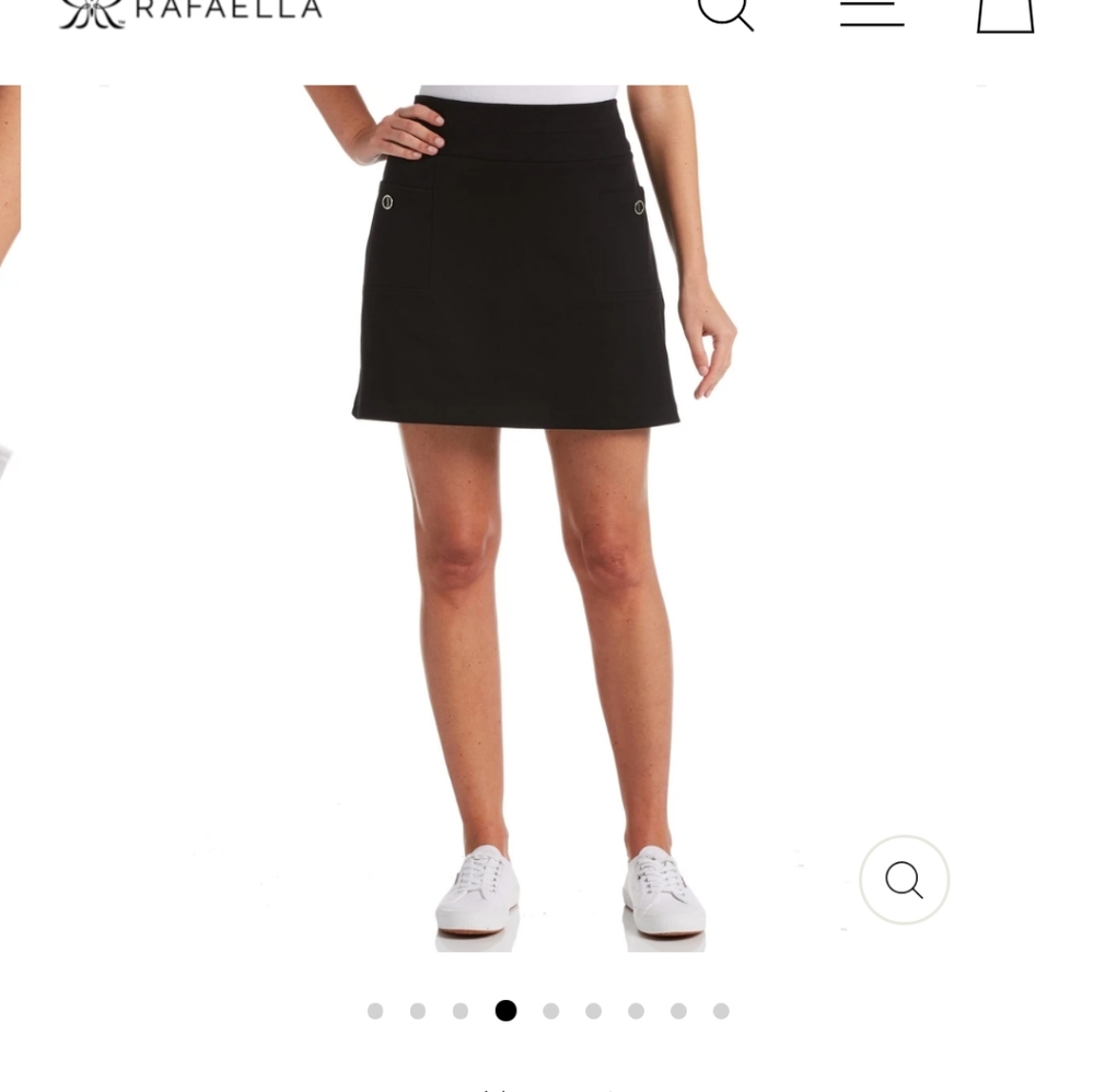 Rafaella Solid Pull-On Skort NWT